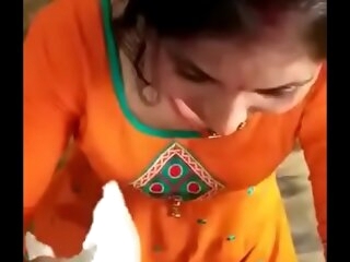 Blowjob encircling saree